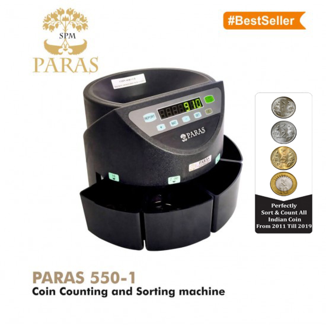 PARAS5501 Coin Counting Machine